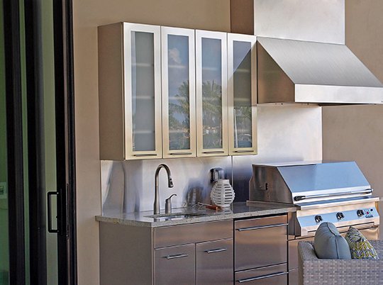 stainless steel outdoor cabinets