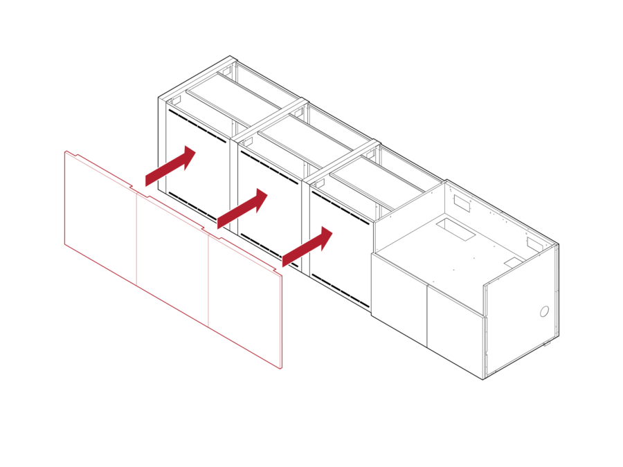 post and panel drawing